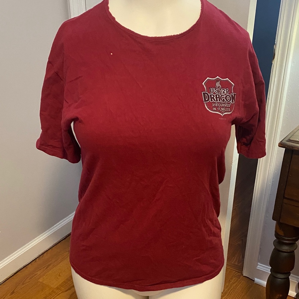 Harley Davidson Burgundy Graphic Tee